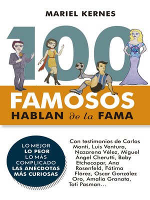cover image of 100 famosos hablan de la fama